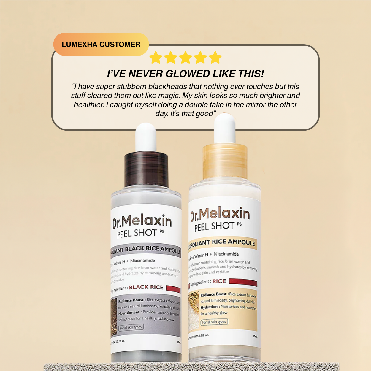 Rice Peel Shot Glow Exfoliating Serum