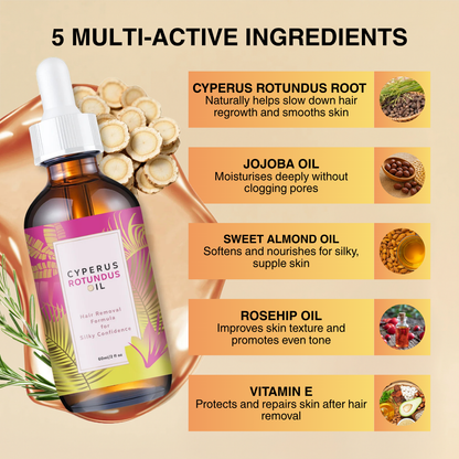 Cyperus Rotundus Oil For Hair Reduction Oil