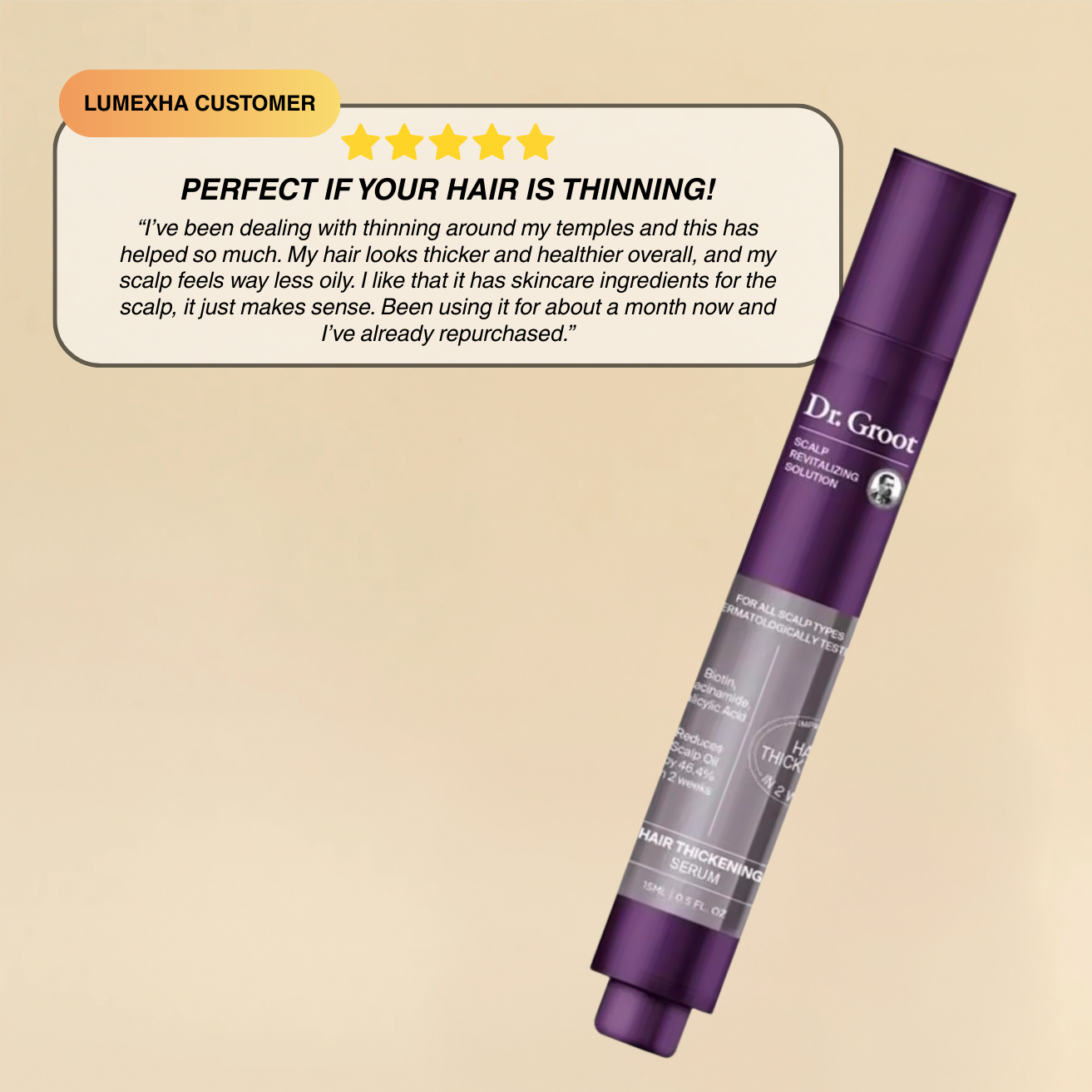 Hair Growth Serum - Scalp Revitilizing Solution