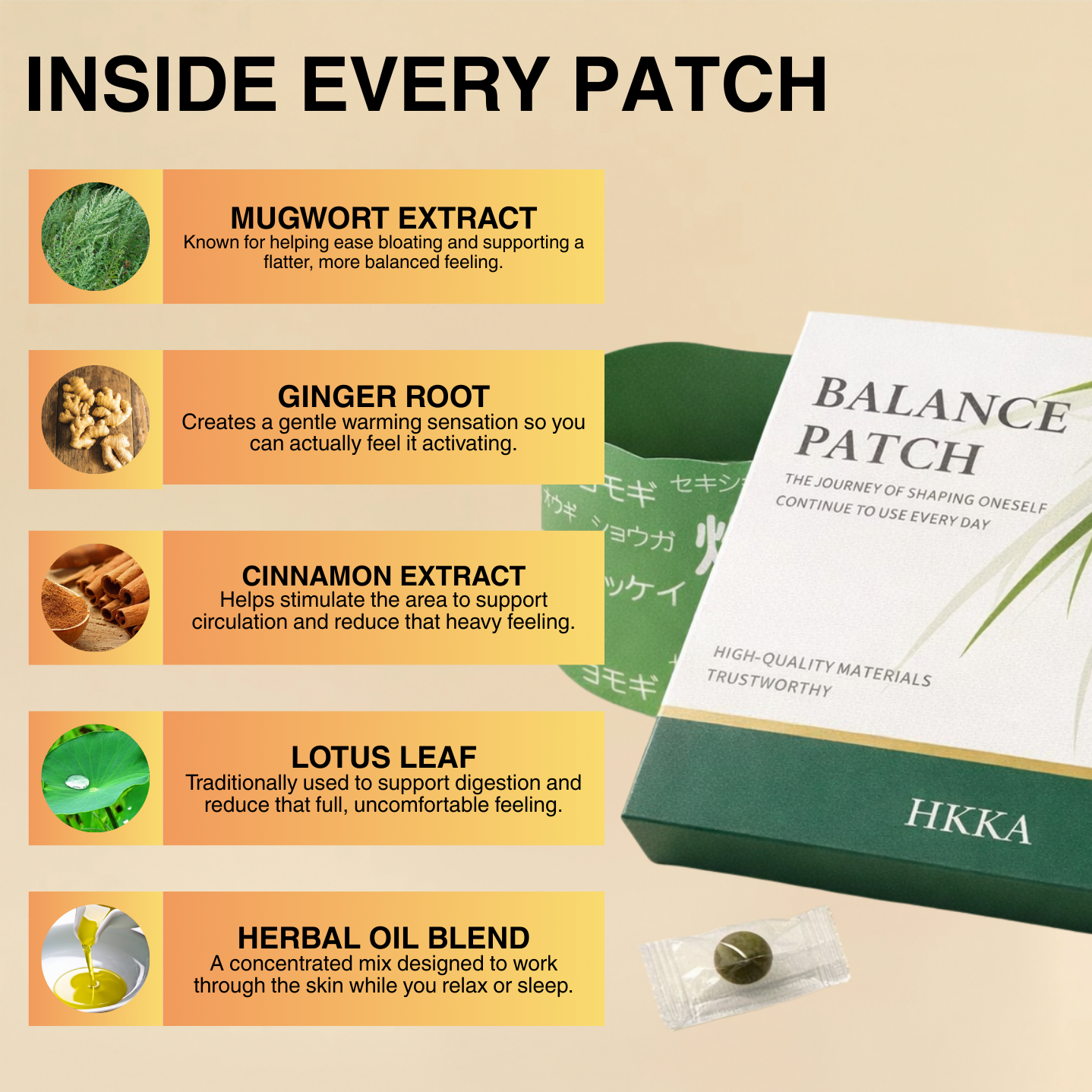 Japanese Herbal Balance Patch