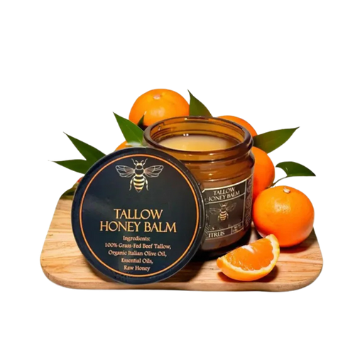 Organic Beef Tallow Balm With Raw Honey