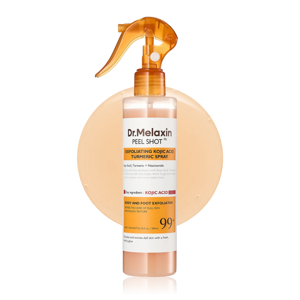 Exfoliating Body Spray With Turmeric And Kojic Acid
