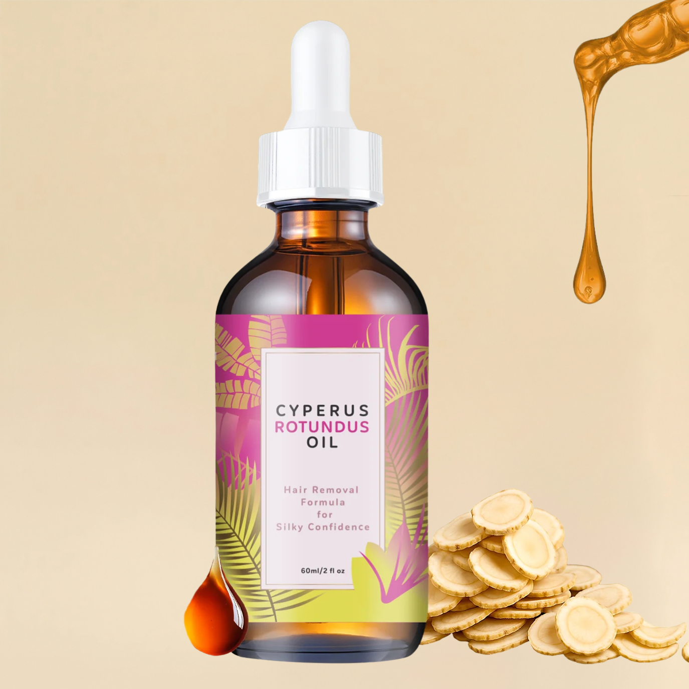 Cyperus Rotundus Oil For Hair Reduction Oil